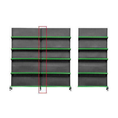 Stable Supermarket Display Shelving With High Load Capacity And Customizable Options