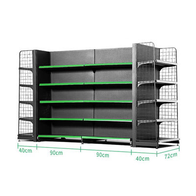 Stable Supermarket Display Shelving With High Load Capacity And Customizable Options