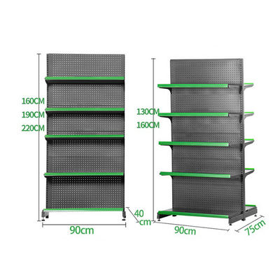 Stable Supermarket Display Shelving With High Load Capacity And Customizable Options