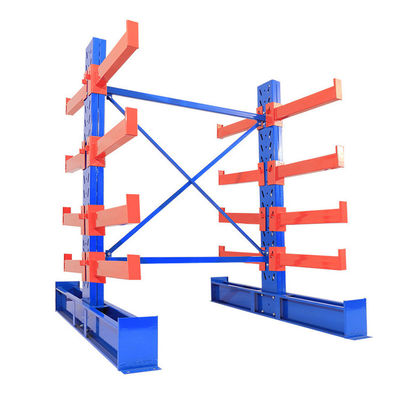Heavy Duty Storage Warehouse Cantilever Rack With 500-3000kg Per Layer Capacity