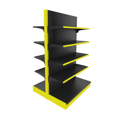 Stable Cold Rolled Steel Supermarket Display Shelving for Customized Storage Solutions