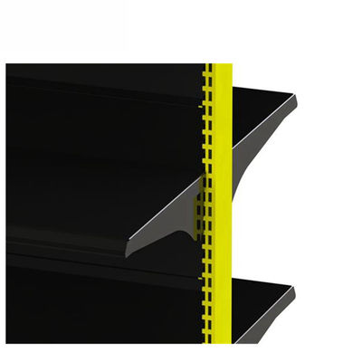 Stable Cold Rolled Steel Supermarket Display Shelving for Customized Storage Solutions