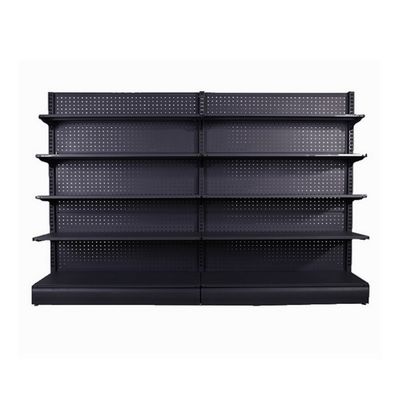 Customized Cold Rolled Steel Load Capacity 30-80KG/Layer Supermarket Display Shelving