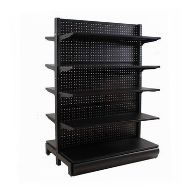 Customized Cold Rolled Steel Load Capacity 30-80KG/Layer Supermarket Display Shelving