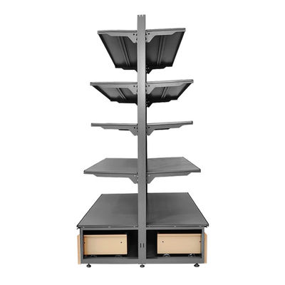 Modern Style Supermarket Display Shelving With Easy Installation