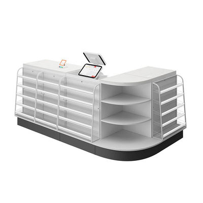 Customizable Store Checkout Counter With Durable Conveyer Belt