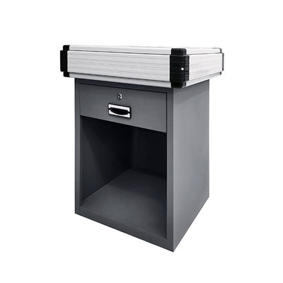 High Durability Stainless Steel Checkout Counter Cash Counter Table With Customizable Conveyer Belt