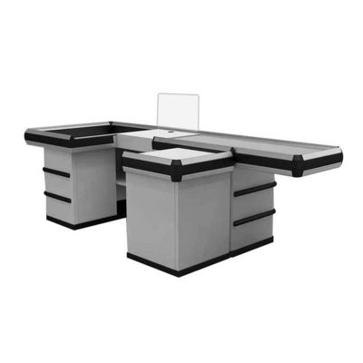 Custom Cold Rolled Steel Checkout Counter Durability Customizable Color