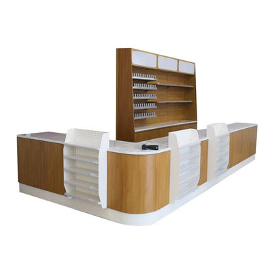 Conveyer Belt Supermarket Checkout Counter Cold Rolled Steel Cabinet Custom Length