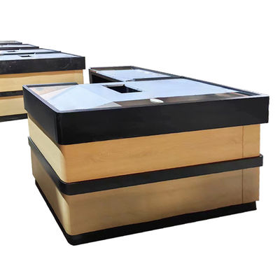 Custom Stainless Steel Checkout Counter With High Durability And Adjustable
