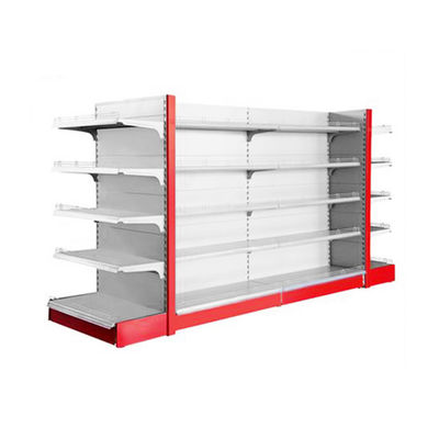 Customized Supermarket Display Shelving With Strong Structure And Load Capacity