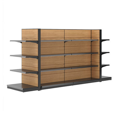 Stable Modern Supermarket Display Shelving System