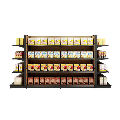 Stable Modern Supermarket Display Shelving System