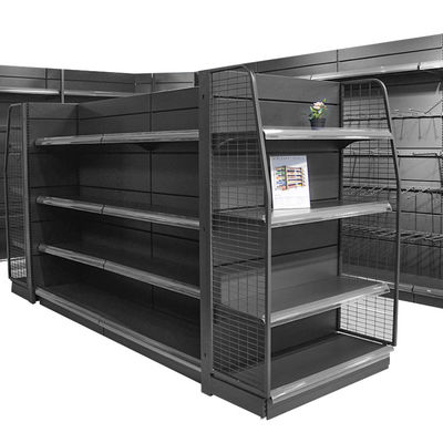 Modern Style Supermarket Rack System Grocery Shelf Racking With Customized Color