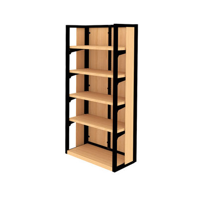 Cold Rolled Steel Customized Supermarket Display Shelving Racks