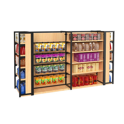 Cold Rolled Steel Customized Supermarket Display Shelving Racks