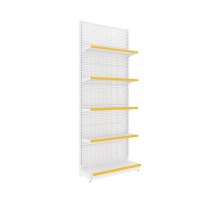 Cold Rolled Steel Supermarket Shelf Rack Retail Shelving System