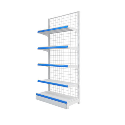 Customized Cold Rolled Steel Supermarket Display Shelving Durable