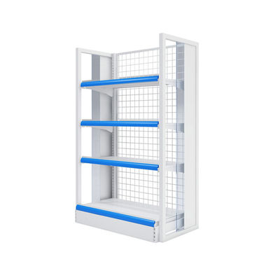 Customized Cold Rolled Steel Supermarket Display Shelving Durable