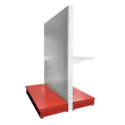 Customizable Color Cold Rolled Steel Supermarket Display Shelving / Grocery Store Shelving