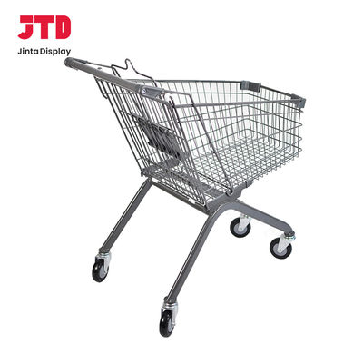 Convenient Sturdy Metal Shopping Trolley For Smooth Shopping Experience