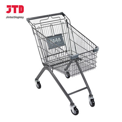 Convenient Sturdy Metal Shopping Trolley For Smooth Shopping Experience