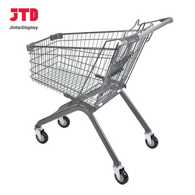 Convenient Sturdy Metal Shopping Trolley For Smooth Shopping Experience