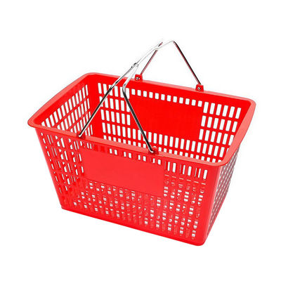 Easy To Store Plastic Hand Shopping Basket With Customized Logo And Personalization