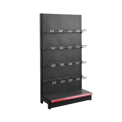 Cold Rolled Steel Supermarket Display Shelving With Customized Logos And Stable Structure