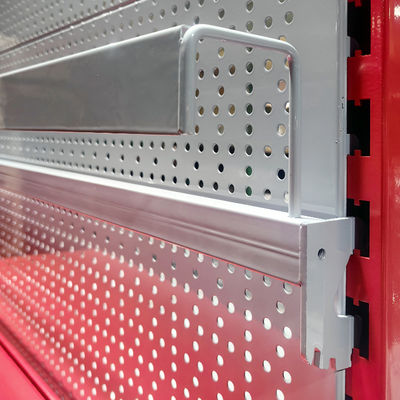 ODM OEM Garage Tool Display Rack Stand with Adjustable Shelves Metal Pegboard Storage Racking Display