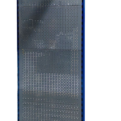 2-5 Layers Metal Pegboard Display Rack For Organizing Power Tools In Hardware Store Exhibition