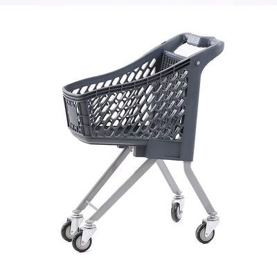 Easy To Use Colorful Plastic Children's Supermarket Shopping Cart Mother And Baby Toy Trolley