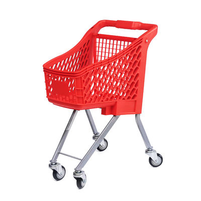 Easy To Use Colorful Plastic Children's Supermarket Shopping Cart Mother And Baby Toy Trolley