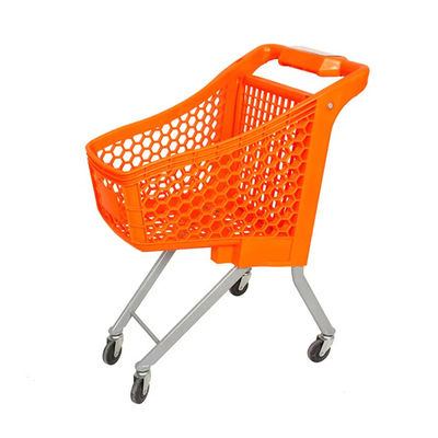 4 Wheel Plastic Shopping Trolley Easy Move Supermarket Children's Shopping Cart