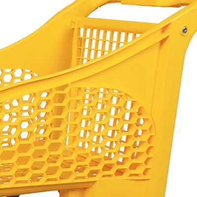 4 Wheel Plastic Shopping Trolley Easy Move Supermarket Children's Shopping Cart