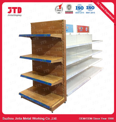 Steel Q195 Supermarket Display Shelving 4 Layers 1200mm Rack
