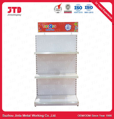 2 Layers Mini Supermarket Racks Steel Q195 Grey 900mm Shelf