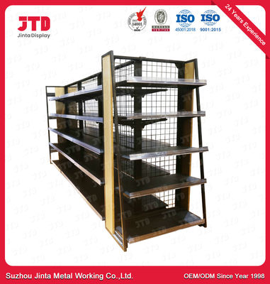 400mm 900mm Gondola Display Shelving OEM Heavy Duty Retail Store