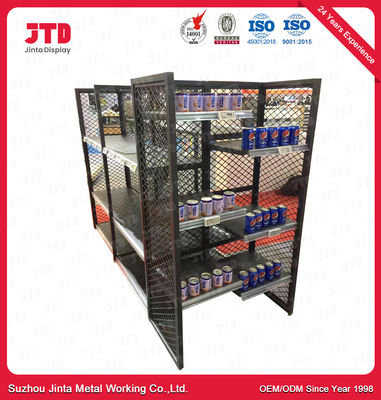 400mm 900mm Gondola Display Shelving OEM Heavy Duty Retail Store