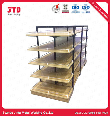 400mm 900mm Gondola Display Shelving OEM Heavy Duty Retail Store