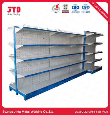 6FT Convenience Store Display Racks 72in Five Tier Metal Shelf