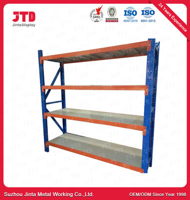 CE Light Duty Metal Shelving 800kgs Each Layer 4m Blue Rack