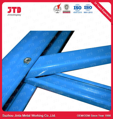 CE Light Duty Metal Shelving 800kgs Each Layer 4m Blue Rack