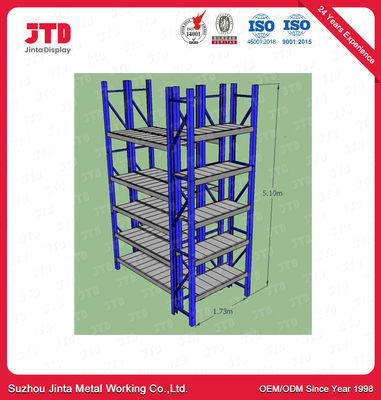 1.5 Tons 6000mm Warehouse Metal Racks OEM 5 Layer Metal Shelves