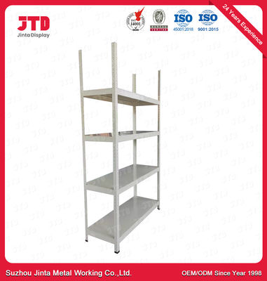 450mm 1200mm Boltless Metal Shelving ODM 4 Tier Industrial Shelf