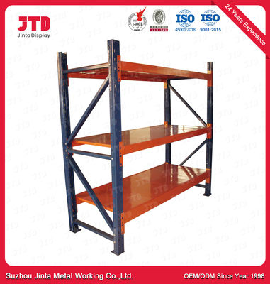 OEM Metal Racks For Warehouse Storage 24in Three Tier Shelf