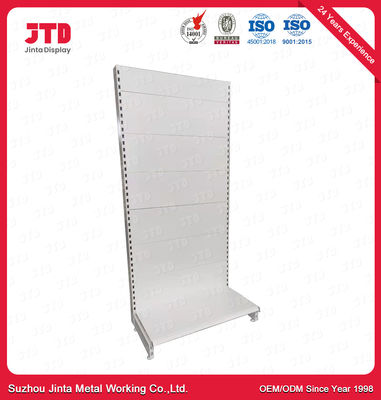 OEM Single Sided Gondola Shelving Indoor 3 Layer Metal Rack