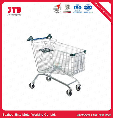 ODM metal toy shopping trolley 180 Liter European Style
