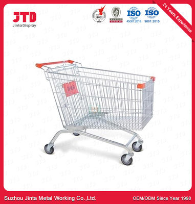 Powder Coating Metal Shopping Trolley OEM Childs Metal Shopping Cart