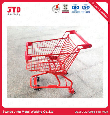 60L Childrens Metal Shopping Trolley 45kg Mini Metal Shopping Cart